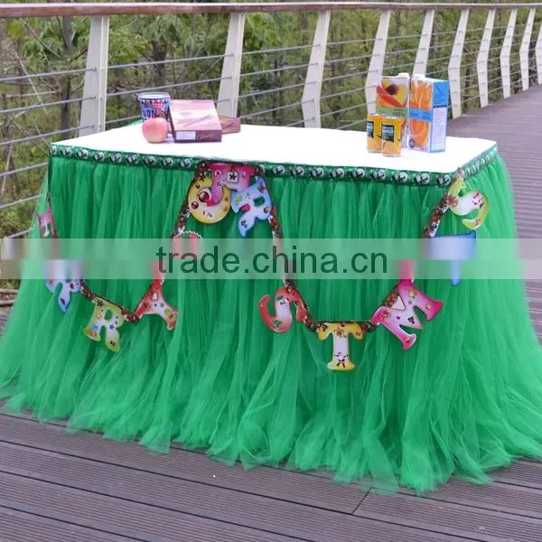 Wedding Party Birthday Supply Dessert Station Gauze Decoration Green SD103 photo-3