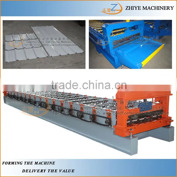 Color Steel Corrugation Metal Roofing Sheet Making Line/metal Wall Panel Cold Forming Production Line photo-3