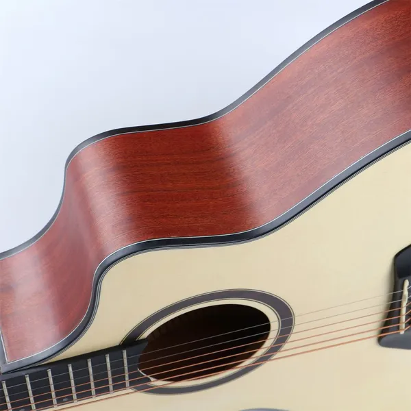 High Quality Plywood Acoustic Guitar 40 Inch OEM Guitar Made in China for Sale photo-3