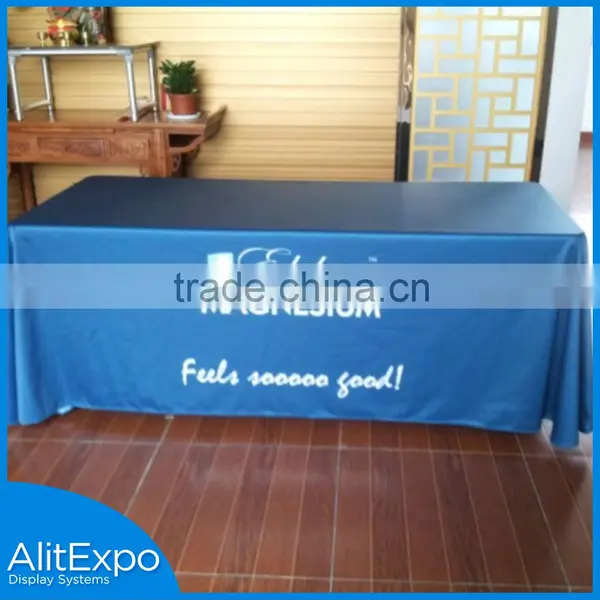 Top Quality Wholesale Poyester Table Skirt For Trade Show,Fitted Table Cover photo-5