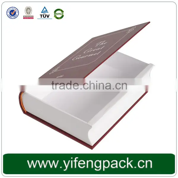 Magnetic Closure Cardboard Book Shaped Decorative Book Boxes photo-6