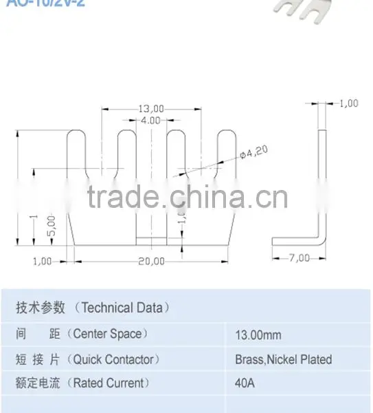 Industrial Terminal Block Accessories Terminal Block Different Types Wire Connector photo-2