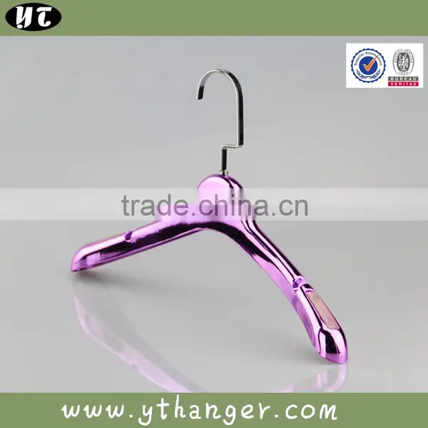 HA6956 Different Color Hanger Strong ABS Plastic Electroplated Hanger photo-5
