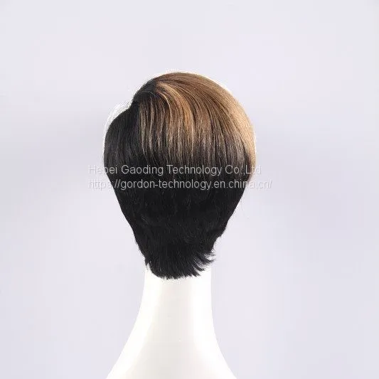 Hot Selling 1B/27 Short Human Hair Wig 100% Remy Hair photo-3