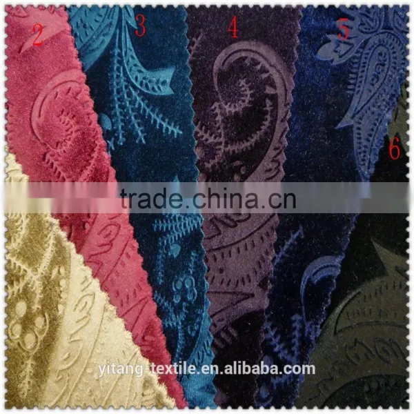 Embossed Vevet Fabric for Fashion Garments photo-4