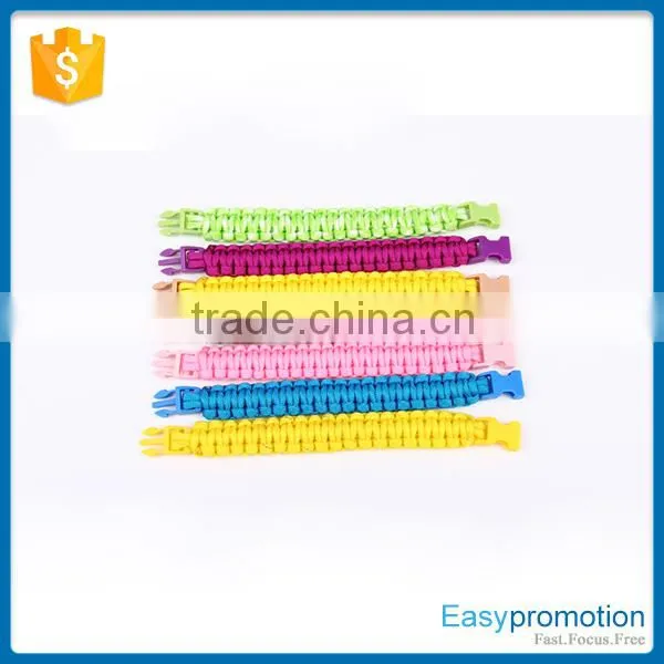 Best Quality Multi-function Survival Bracelet With Whistle Buckle Wholesale photo-2