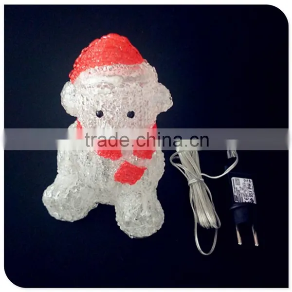 2016 Christmas Holiday Decoration Led 3d Motif Animal Bear Light photo-2