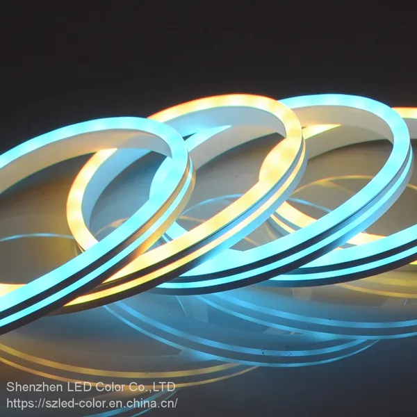 DC5V 12v 10mm 6*13mm 270 Degree Flex Neon Led Strip Light Digital Rgb IP67 Waterproof Neon Tube Led Strip photo-3