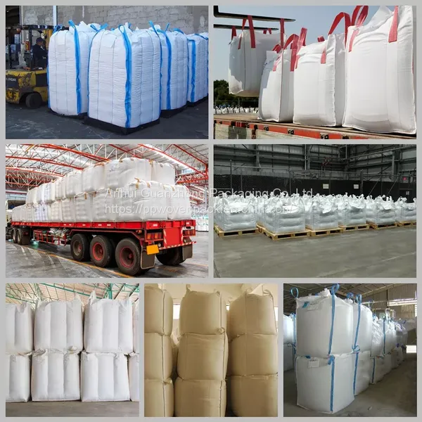 High Tensile 300Kg 500Kg 1Ton PP Material Industry Bulk Jumbo Plastic Bigbag Fibc photo-4