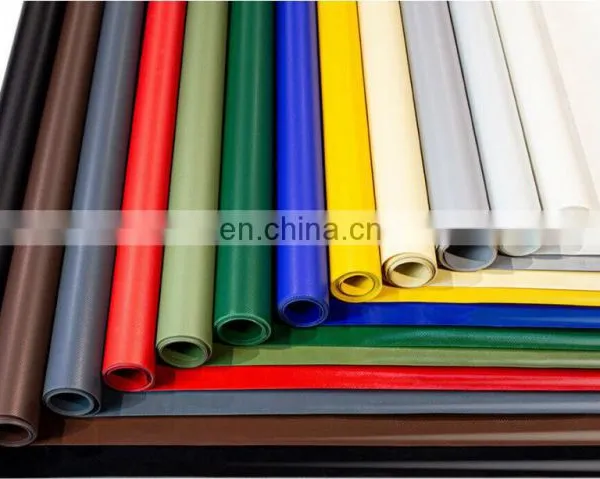 Germany Standard b1 Waterproof 650gsm Canvas PVC Coated Tarpaulin Fabric Roll For Truck Cover Side Curtain photo-2