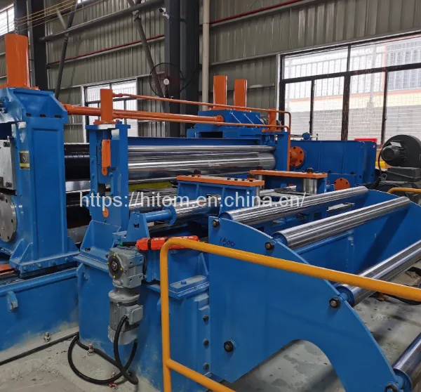 0.5 - 4 X 1600mm Carbon Steel Slitting Line Equipment Metal Coil Slitter Line photo-3