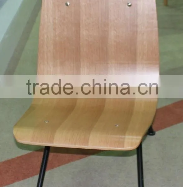 Replica European Style Powder Coated Steel Frame Plywood Jean Prouve Antony Chair for Living Room photo-2