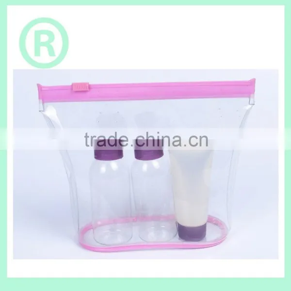 Reboinc-03 Clear Vinyl Cosmetic Bag PVC Cosmetic Bag for Make up Set photo-3