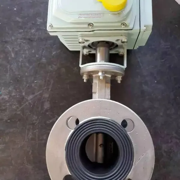 Jintaike Advantageously Supplies Electric Stainless Steel Wafer Butterfly Valve D971x-16p, 220v, Dry Contact photo-2