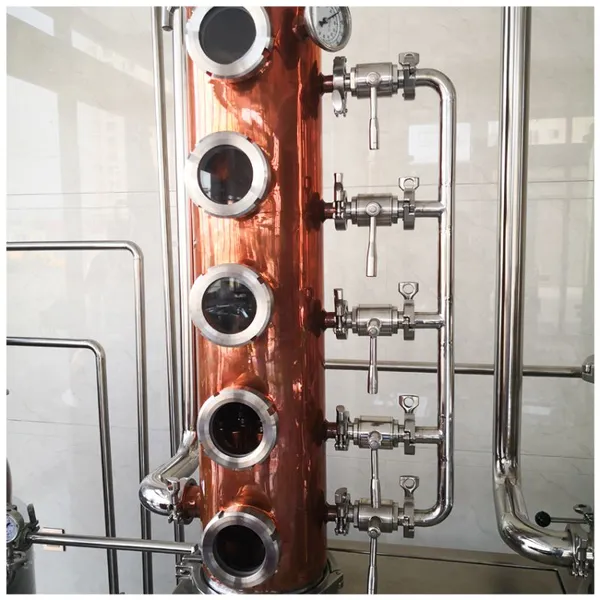 Factory Genyond Wine Alcohol Distillation Equipment/moonshine Distillery/copper Distiller for Gin Vodka Brandy Whisky Rums photo-2