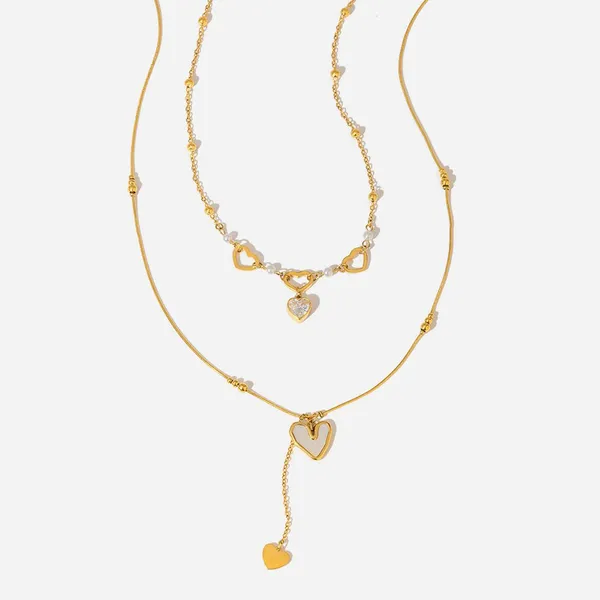 18K PVD Gold Plated Stainless Steel Chain Necklace - Non-Fade Fashion Jewelry photo-5