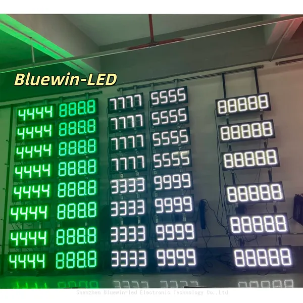 Fuel Price Sign Gasoline Station Large 7 Segment Outdoor Board LED Gas Price Display photo-3