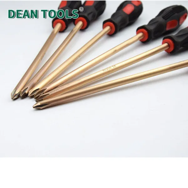 BERYLLIUM COPPER SCREWDRIVER SLOTTED FLAT NON SPARKING TOOLS 8*200MM photo-2