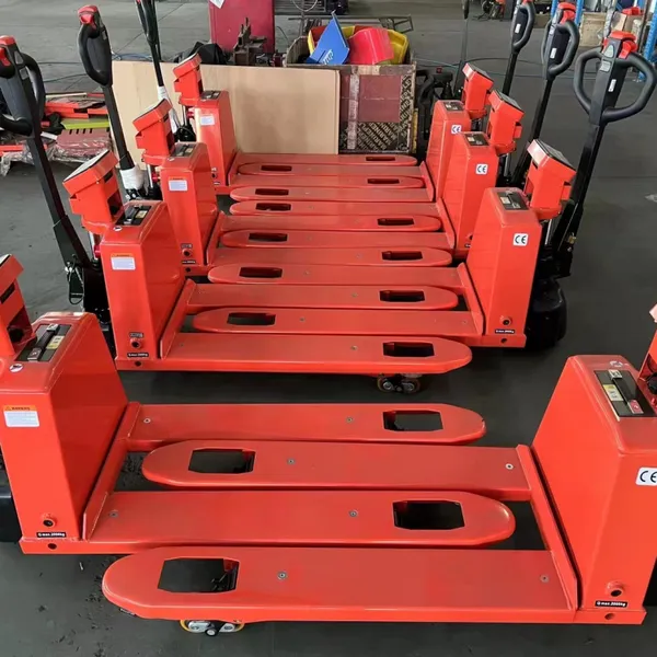 1.5Ton Electric Pallet Truck With Scale 2000kg Steel Pallet Jack Lithium Battery Powered Durable and Efficient photo-4