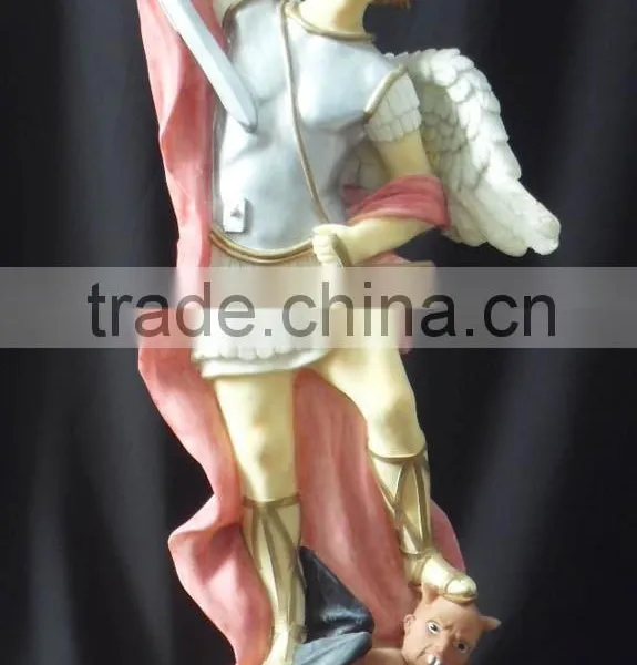Polyresin Religious Handmade Decoration of Archangel Michael Statue photo-2
