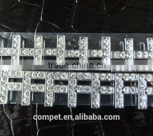 10mm Gold Rhinestone Letters Wholesale Diamond DIY Letter photo-4