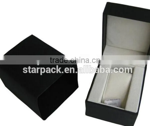 W1455-3 Factory Wholesale Velvet Watch Cushion Wooden Single Watch Boxes photo-2