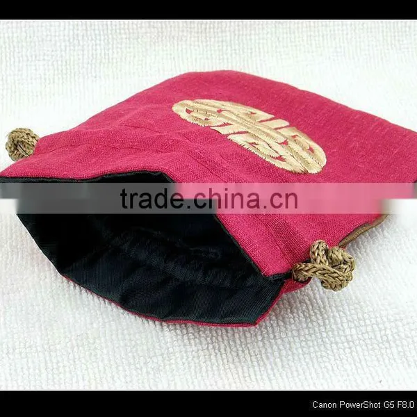 Small Cotton Drawstring Bags for Jewelry Packing photo-3