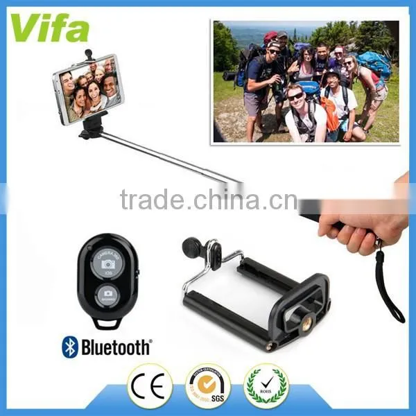 Extended Selfie Stick With Bluetooth Shutter Button