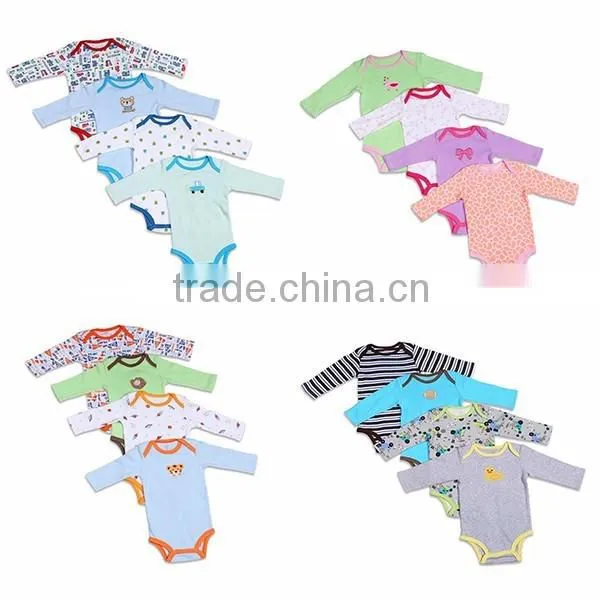 PF-MS-125 High Quality 100% Cotton Unisex Newborn Baby Rompers photo-5