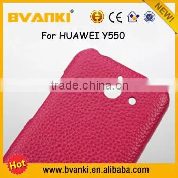 Accessories For Mobile Hanger Genuine Leather Cell Phone Flip Cover Case For Huawei Ascend Y550 Waterproof Stand Phone Case photo-5