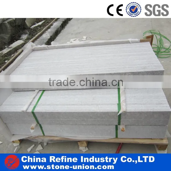 Pearl White Granite Floor Tile Stair Slab photo-3