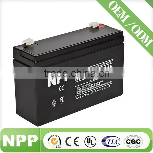6v12ah Maintenance Free Vrla Battery 6 Volt Ups Battery photo-1