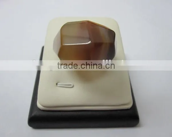 Mixed Different Fashion Style of Gemstones Rings Various Shape Gift Box photo-3