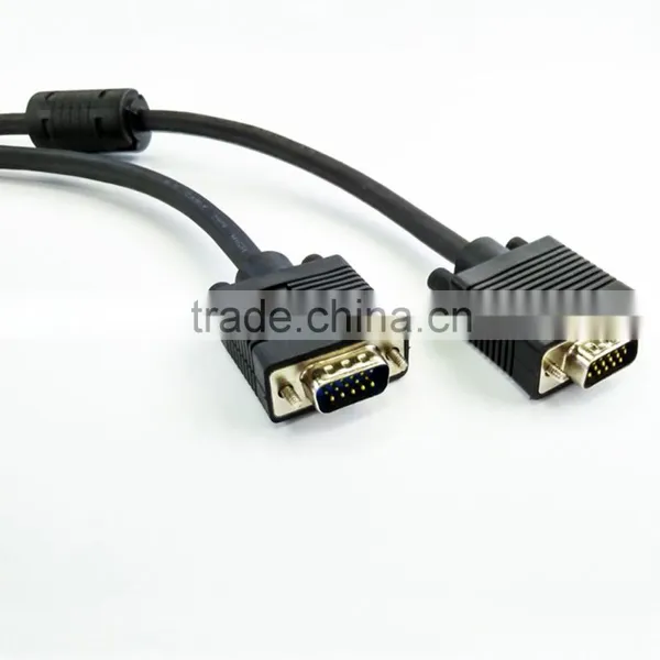 Nickel Plated Vga3+6 Cable With Magnetic Loops 1.5m 3m 5m 10m 15m 20m 25m 30m 40m 50m photo-2