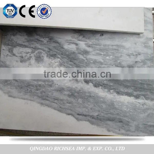 Cloudy Grey Wall Decorate Marble Slab