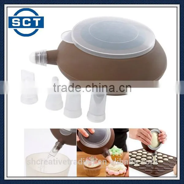 DIY Baking Macaroon Flower Piping Pot Big Size photo-4