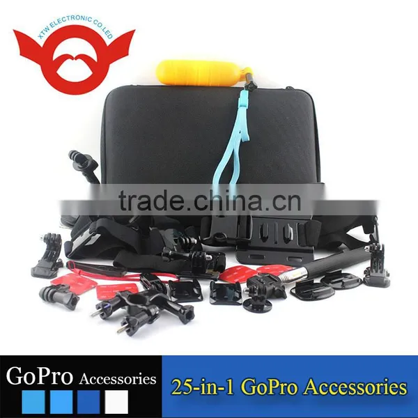 25-in-1 GoPro Accessory Kit for Gopro Hero 2/3/3+/4/4 Session photo-3