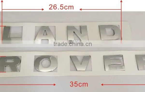 Hot Sale Car Emblem 3D Self-adhesive Black ABS Plastic Car Emblem Custom photo-4