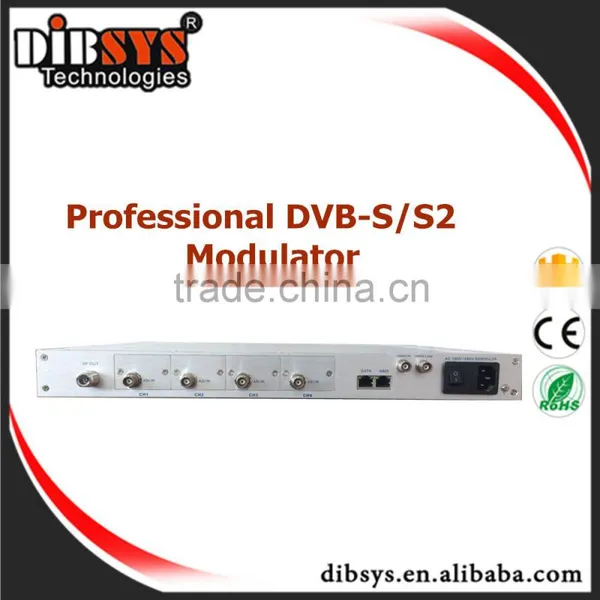 Professional Dvbs2 Digital Modulator Connect to Mmds,Ku,C Band Wireless Digital tv Transmitter
