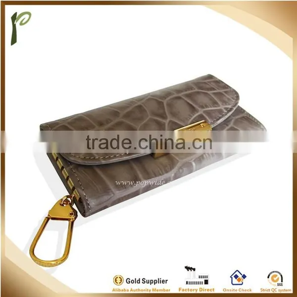 Popwide Wholesales High Quality Leather Key Chain Bag/case photo-2