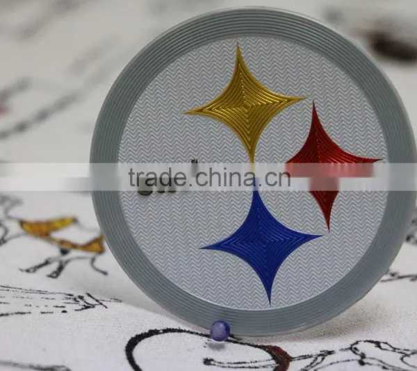 Steeler Star Plating Custom Decorative PVC Embossed Badges photo-2