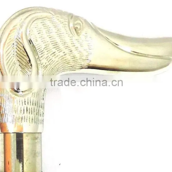 NAUTICAL BRASS BEST OFFER WALKING STICK WITH 4 HANDLE Wk1176 photo-3