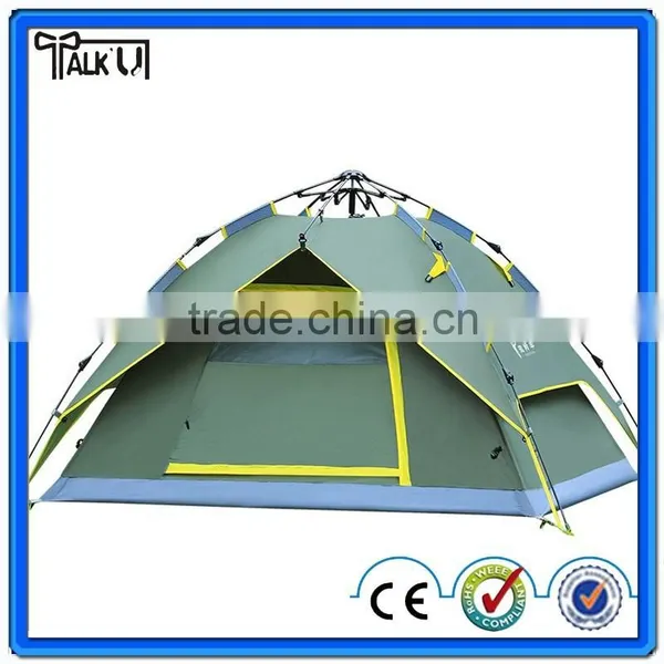 Waterproof 3-4 Person Double Layer Automatic Instant Outdoor Camping Family Tent Inflatable Camping Tent photo-4
