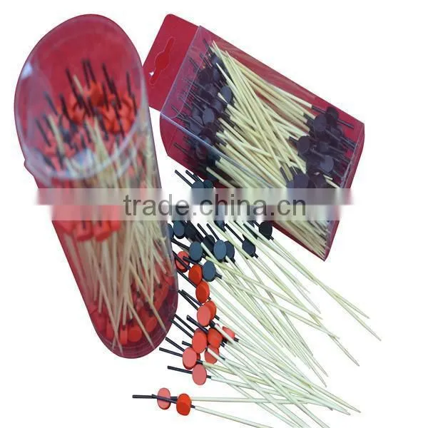 Factory Sale Online Shop Short Cocktail Stick Flags With Knot photo-5