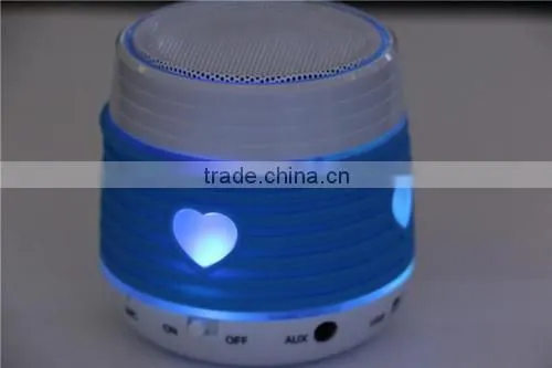 Free Shipping LED Light Wireless Bluetooth Speaker With TF SD Slot USB Disk Port photo-4