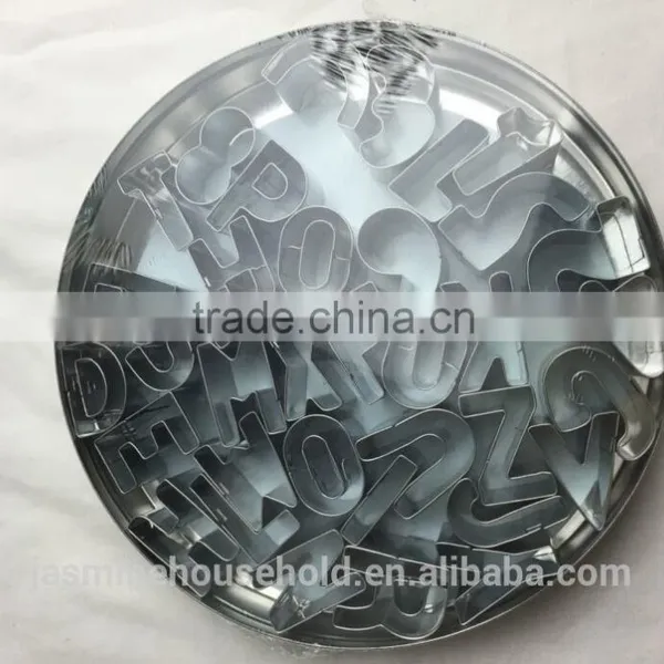 High Quality Hot Selling 26 Pcs Letters Stainless Steel Cookie Cutters photo-2