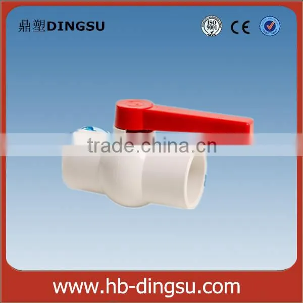 Customize /OEM SCH40 Plastic PVC Ball Valve With Socket or Thread End photo-2