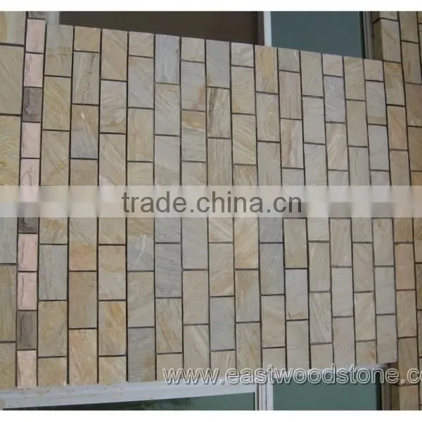 Natural Beige Slate Mosaic Tiles