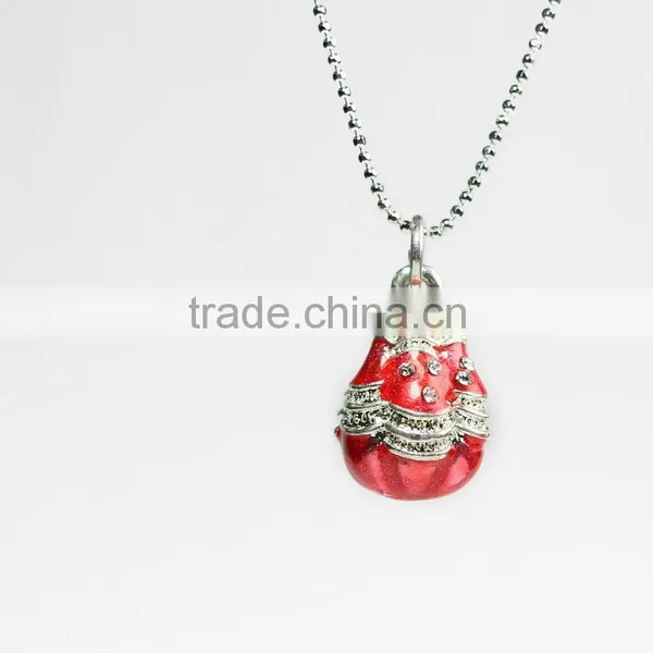 Customized Metal Red Enamel Pendant photo-6