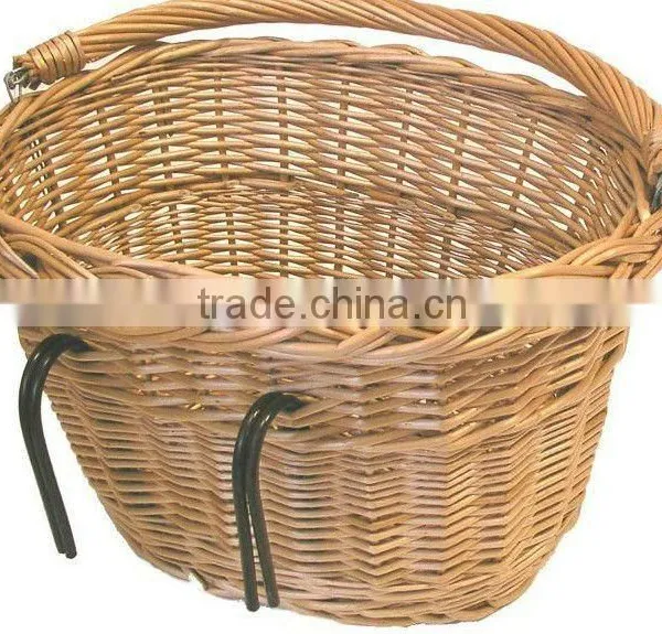 Wicker Basket Pet Bicycle Basket